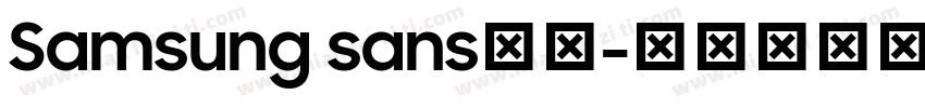 Samsung sans下载字体转换